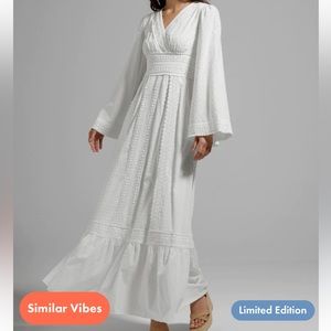 ‼️ Sold out GUNNE SAX for ModCloth Ethereal Elements white Maxi Dress 😍